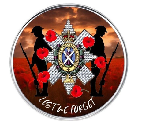 The black watch remembrance - black,