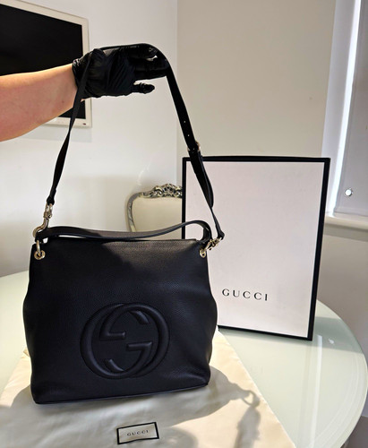 Gucci soho black pebbled - soho,