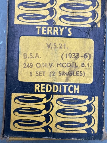 Vintage old stock terrys valve - old,