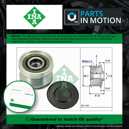 Overrunning alternator pulley - alternator,