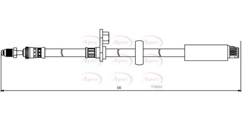 Apec front brake - front, for