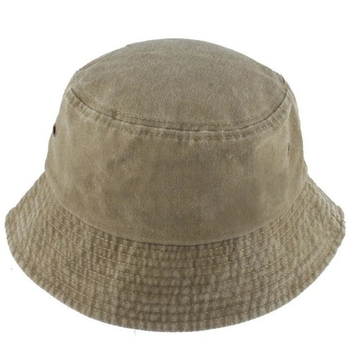 Unisex washed cotton bucket - washed,