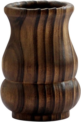 Pretyzoom wooden vase vintage - wooden,