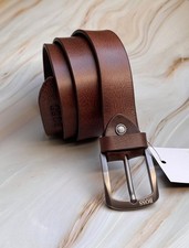 Hugo Boss Brown Leather Jeans