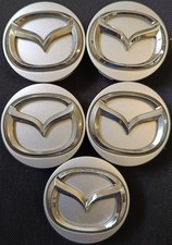 1x Used Genuine Mazda MX5 RF SE-L NAV SILVER Alloy Centre Cap (D#161) D07A37190