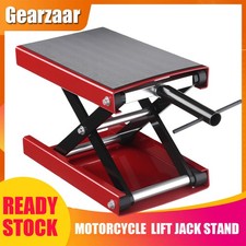 500KG Motorbike Motorcycle Table Bench Workshop Scissor Lift Jack Stand Paddock