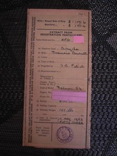 FRANCIS BARNETT FALCON 54 200cc 1953 MOTORCYCLE LOG BOOK MEMORABILIA COLLECTABLE