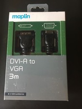 DVI-A To VGA 3m Cable New In