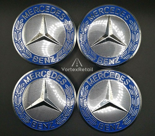 Mercedes alloy wheel centre - 4x,