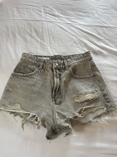 Zara grey high waisted jean - grey,