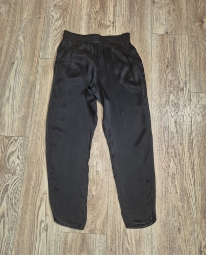 Zara black satin silky - zara,