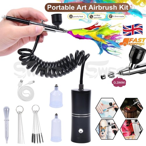 Mini airbrush compressor - compressor, kit