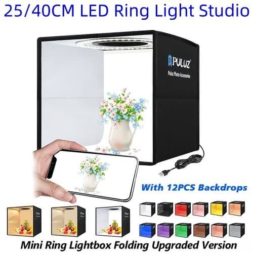 Puluz 40cm portable led - portable,