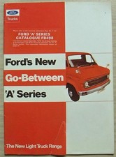 FORD A SERIES RANGE Sales Brochure Sept 1973 1st EDITION #FB498 Tipper TRUCK Van
