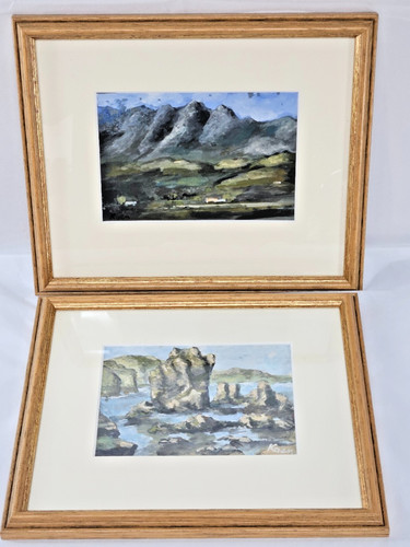 Pair vintage british - british, landscape