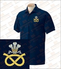 STAFFORDSHIRE REGIMENT EMBROIDERED POLO SHIRT