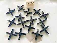 15 Dexion Speedframe 1" 4 way joint flat in black racking shelving Apton 25 3.3