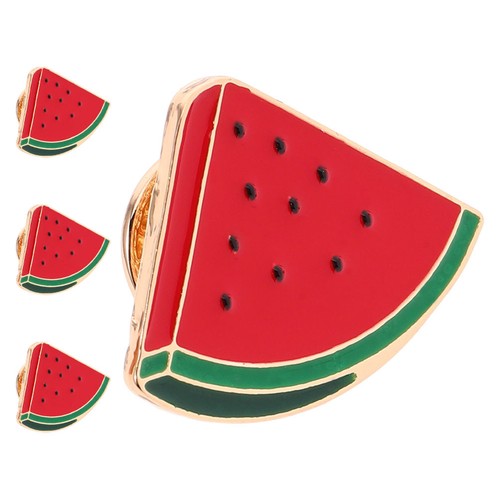 4pcs watermelon alloy pins - 4pcs,