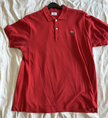 Lacoste red polo shirt - lacoste, shirt.