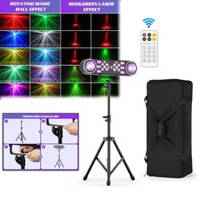 7-in-1 Party Lights with Stand Party Bar Light Ball Disco Lights W/Bag&Remote