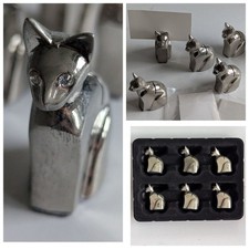 Set of 6 Vintage Silver-Plated