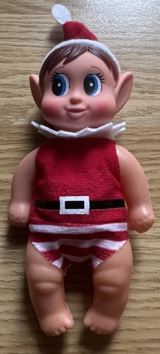 Christmas baby elf doll - elf,