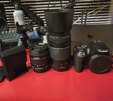 Canon EOS Rebel SL2, 2 lenses