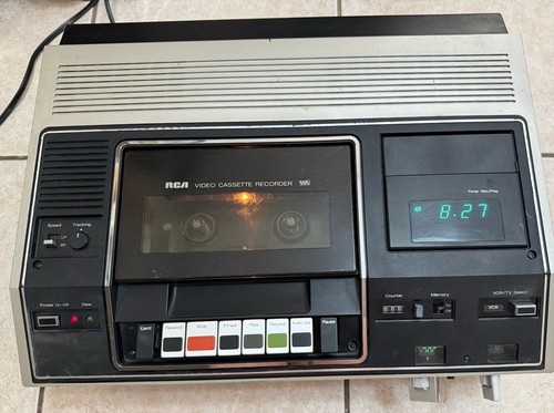 1977 rca vbt - vhs, top