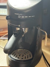 Morphy Richards Coffee Machine with Mechanical Milk Frother Black