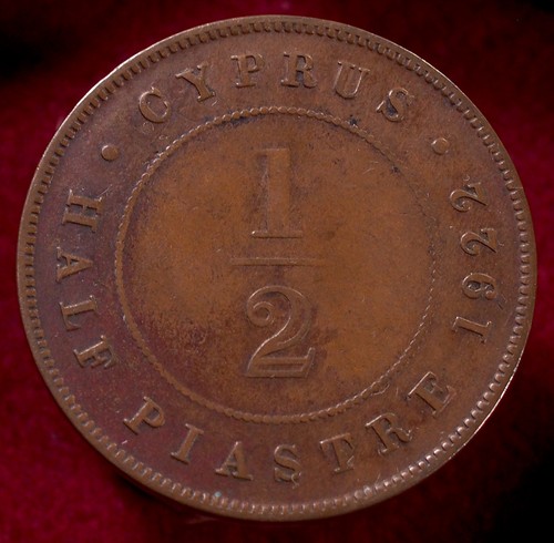 Cyprus piastre 1922 king - 1922,