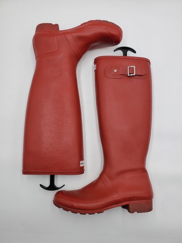 Hunter tall gloss red rain - hunter,