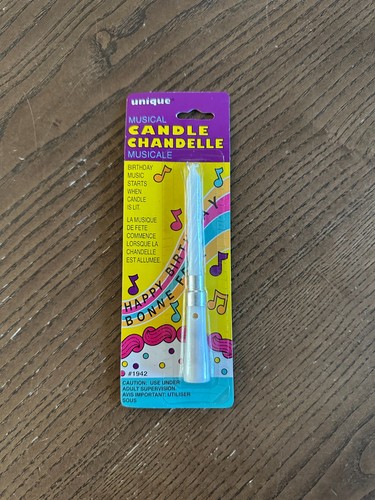 Unique musical birthday - birthday, candle