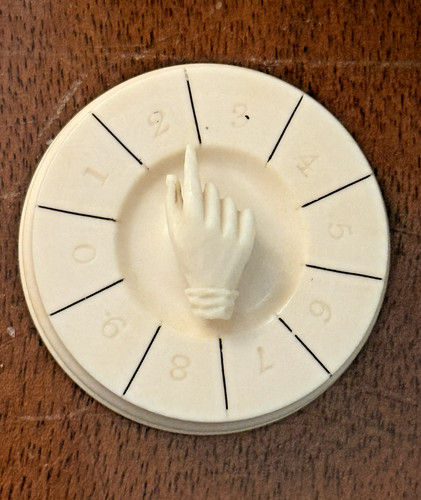 Victorian whist marker with
