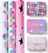 ZYOOO Mermaid Wrapping Paper