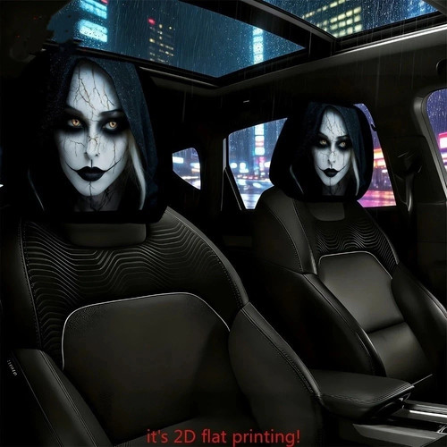 2pcs car headrest covers - headrest,
