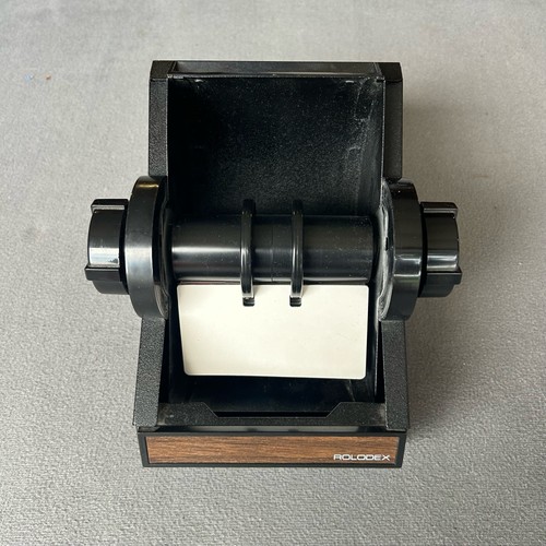 Vintage rolodex open rotary - vintage,