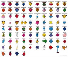 LITTLE MISS MR MEN CHARACTER