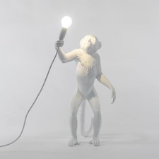 seletti standing white monkey