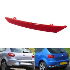 For 2012-17 Seat Ibiza 6J Hatch Rear Bumper Reflector Light Lens Cover Left Side