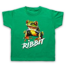 FROG RIBBIT FUNNY RAINFOREST