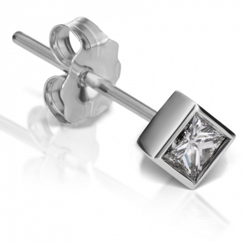 Genuine carat gold 3mm stud - genuine,