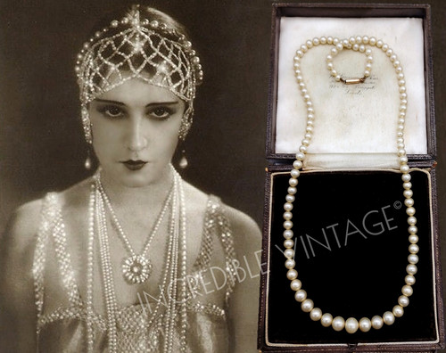 Vintage ciro simulated pearl - simulated,