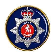 Kent police pin badge - kent,