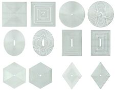 Presscut Cutting Nesting Dies - Squares, Circles or Diamonds - Plain or Stitch
