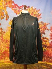 Karrimor X-Lite Run black polyester lycra running Sweatshirt. UK men's size 2XL