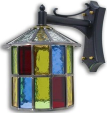 LEADED LANTERN OUTDOOR WALL