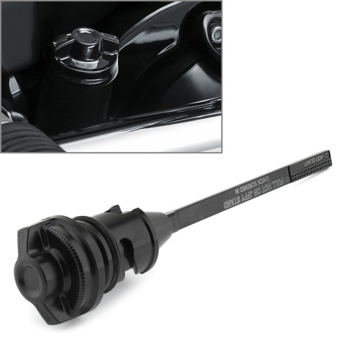 Black engine oil dipstick - oil,