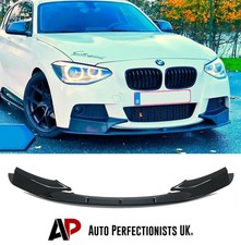 BMW 1 Series M Performance Style F20 F21 PRE LCI Gloss Front Splitter Lip 11-15