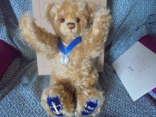 Ltd ed  steiff coronation bear 35cm   Boxed and cert  Peter Jones
