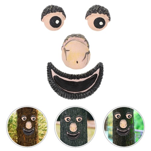 Set outdoor tree faces - 1,